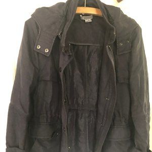 Vince Navy Blue Anorak